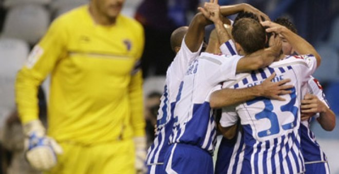 El Depor mata a un buen Málaga