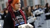 Igualdad Animal protesta en Madrid con animales muertos