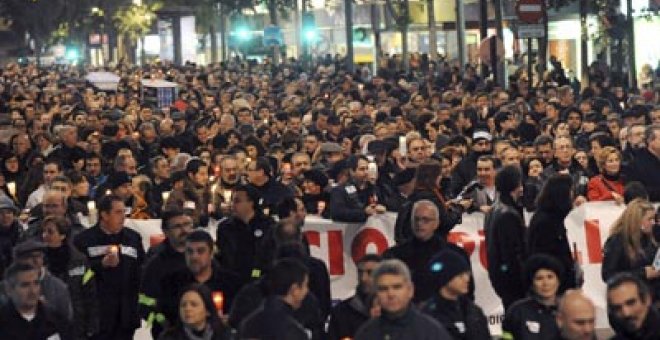 Récord de asistencia en la séptima manifestación contra Valcárcel