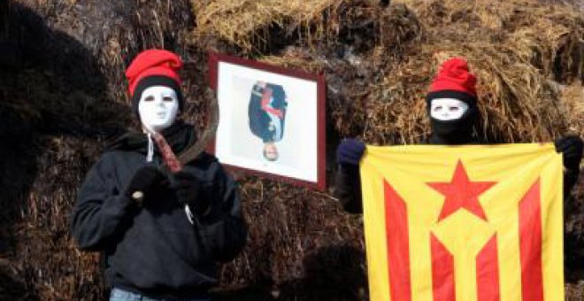 'Secuestrado' el retrato del rey del Ayuntamiento de Olot