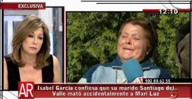 Los periodistas critican la entrevista a la mujer de Del Valle en Telecinco