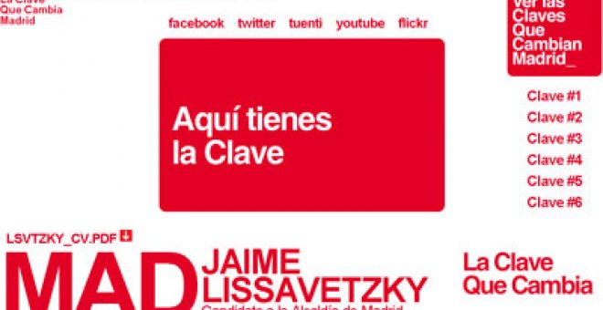 LSVTZKY 6.0, la web "casera" y "sin sofisticaciones" de Lissavetzky