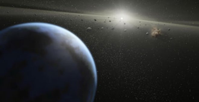 Una partícula viajera explica el origen del Sistema Solar