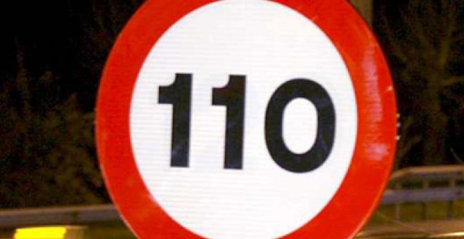 100 euros para quién sobrepase los 110 km/h a partir del lunes