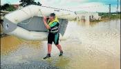 Las fuertes lluvias inundan Málaga