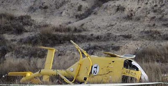 Accidente en Teruel: El helicóptero pudo sufrir un fallo mecánico