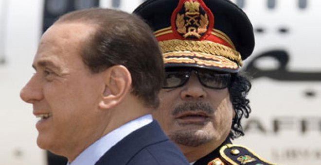Berlusconi: "Me da pena Gadafi y lo siento"