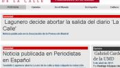 Teodulfo Lagunero aborta la salida del diario 'La Voz de la Calle'