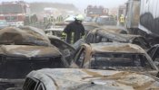 Diez muertos en una colisión múltiple en Alemania