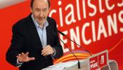 Rubalcaba pide también al PSPV que se centre en el empleo