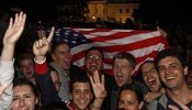 Celebraciones en Washington tras el anuncio de la muerte de Bin Laden