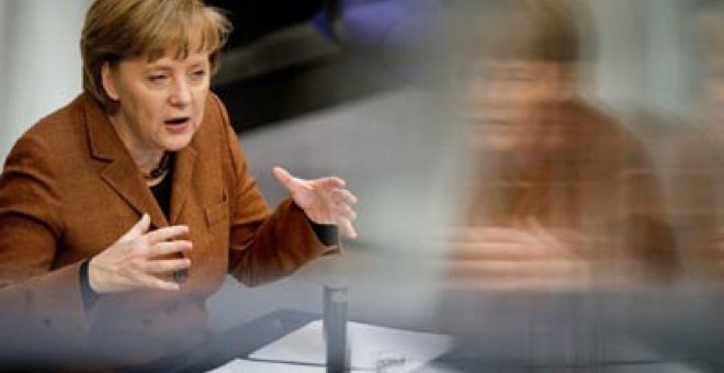Merkel vuelve a cargar contra los derechos de los europeos del sur