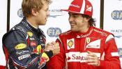 Alonso presiona a Vettel