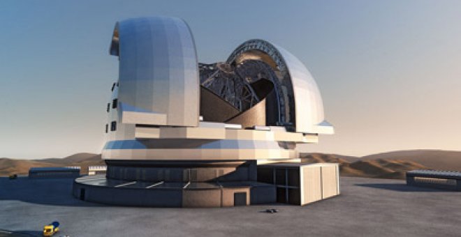El telescopio gigante será más pequeño