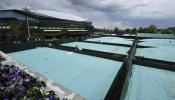 Todos miran al cielo en Wimbledon