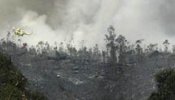 Cinco incendios forestales siguen activos en Galicia