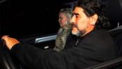 Maradona sufre un accidente de tráfico