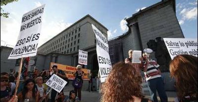 Desalojados los indignados en Bilbao
