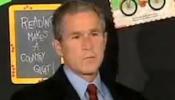 Bush quiso transmitir "calma" cuando cayeron las Torres Gemelas