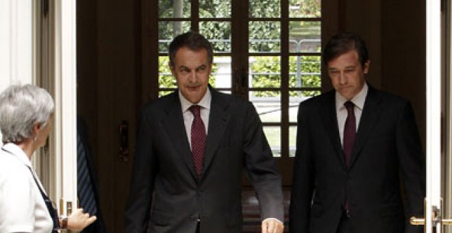 Zapatero se declara "más cercano que nunca" a Rubalcaba