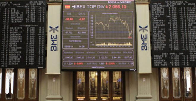 La bolsa española sube y el Ibex recupera los 8.200 puntos