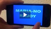 Las juventudes socialistas presentan un video sobre "Maria-NO Rajoy"