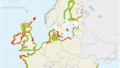 El cambio climático se come la costa europea