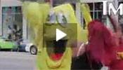 Bob Esponja, detenido en una pelea callejera en Los Angeles