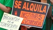 La educación pública se subleva ante los recortes de Esperanza Aguirre