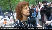 Susan Sarandon, en el 'Occupy Wall Street'