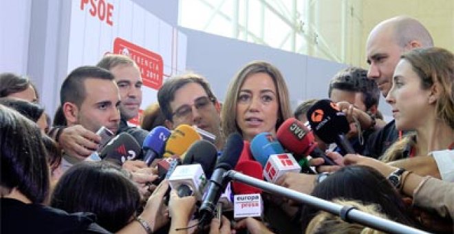 Chacón contrapone el "desmantelamiento" del PP con la "justicia social" del PSOE