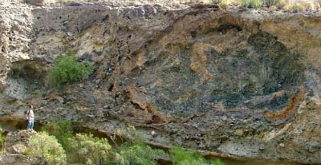 Hallado un corrimiento gigante de tierra en Tenerife