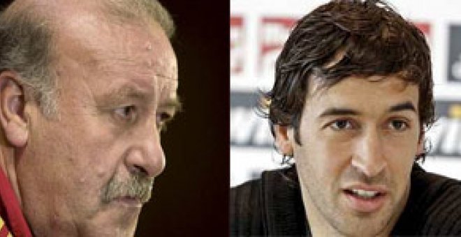 Del Bosque no descarta la vuelta de Raúl a la selección