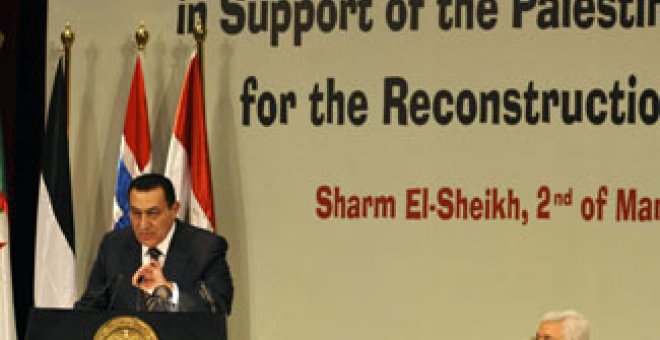 Mubarak inaugura la Conferencia de donantes para Gaza