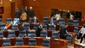 PSOE e IU abandonan la Asamblea mientras hablaba Aguirre