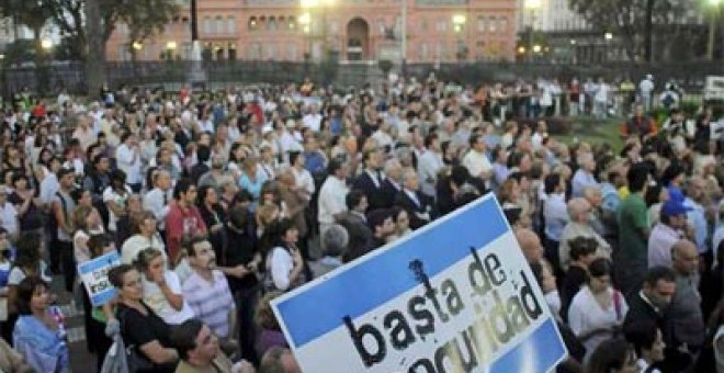 Argentina se moviliza contra la inseguridad