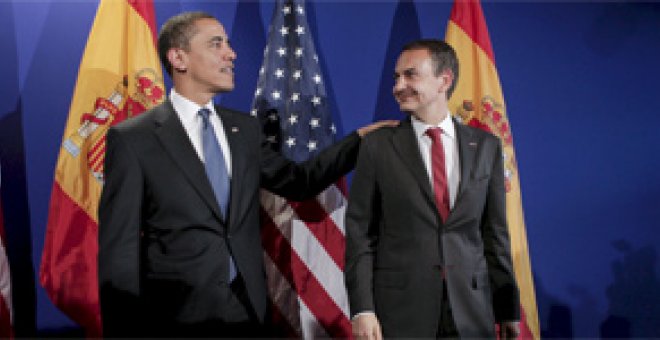 Obama "encantado de ser amigo" de Zapatero