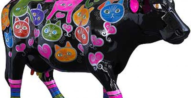 Las vacas de la 'cow parade', a subasta