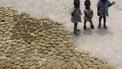 La arcilla engaña al hambre en Haití