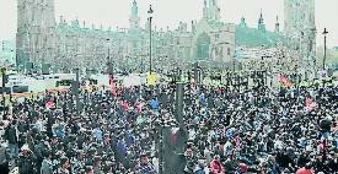 La protesta tamil toma Londres