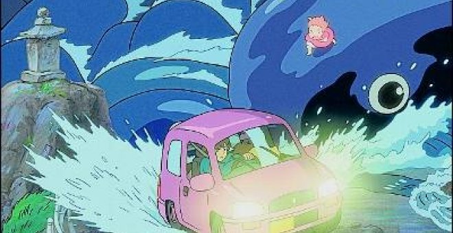 Ponyo acompaña a Miyazaki en su viaje a la infancia