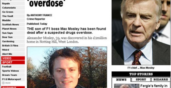 Fallece el hijo mayor de Max Mosley a los 39 años