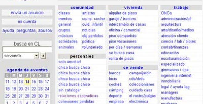 Adiós a los anuncios eróticos en el mayor portal de clasificados en Internet