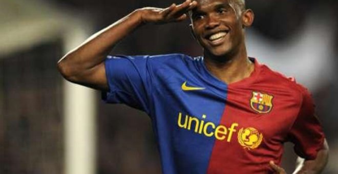 Eto'o: "No pienso en otro equipo que no sea el Barça"