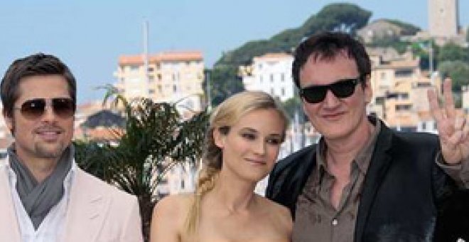 Tarantino y sus 'bastardos' declaran la guerra en la Croisette