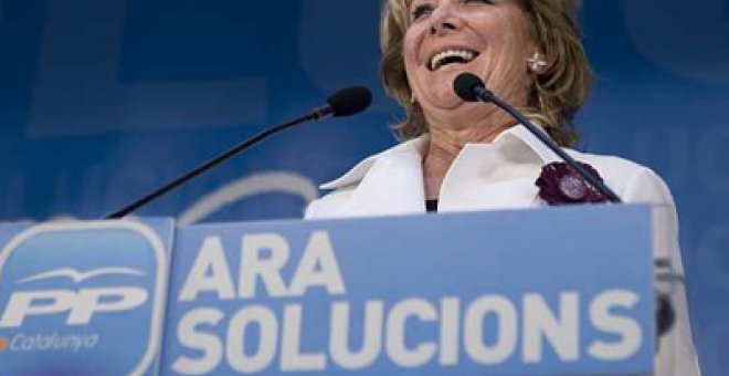 Aguirre reprocha a Zapatero las subvenciones a "los de la ceja"