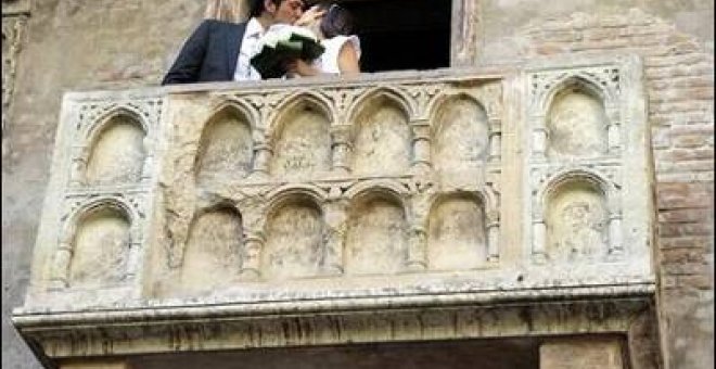 Casi mil euros por casarse en el balcón de Shakespeare