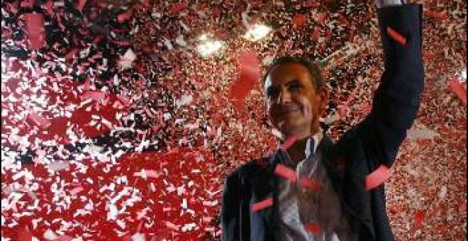 Zapatero regó el brote verde