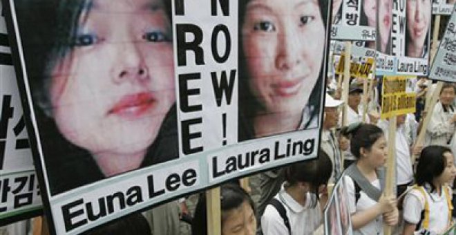 Piden el indulto para las periodistas detenidas en Corea