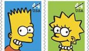 El sello genuino de Homer, Marge, Bart, Lisa y Maggie Simpson